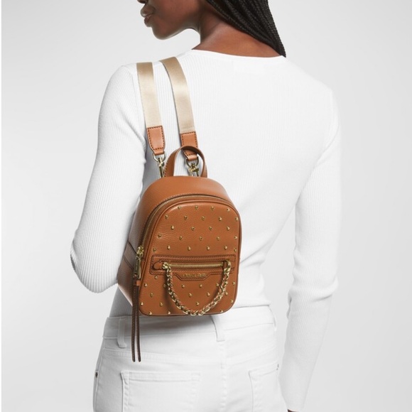 NWT Michael Kors XS Elliot Leather Backpack - Picture 6 of 7